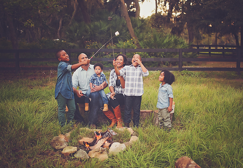 05 8.08 Photography campfire family sessions Jacksonville family photographer
