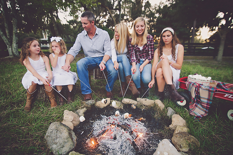 27 8.08 Photography campfire family sessions Jacksonville family photographer