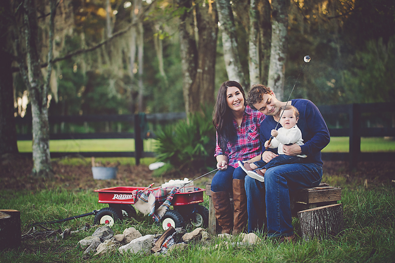 51 8.08 Photography campfire family sessions Jacksonville family photographer