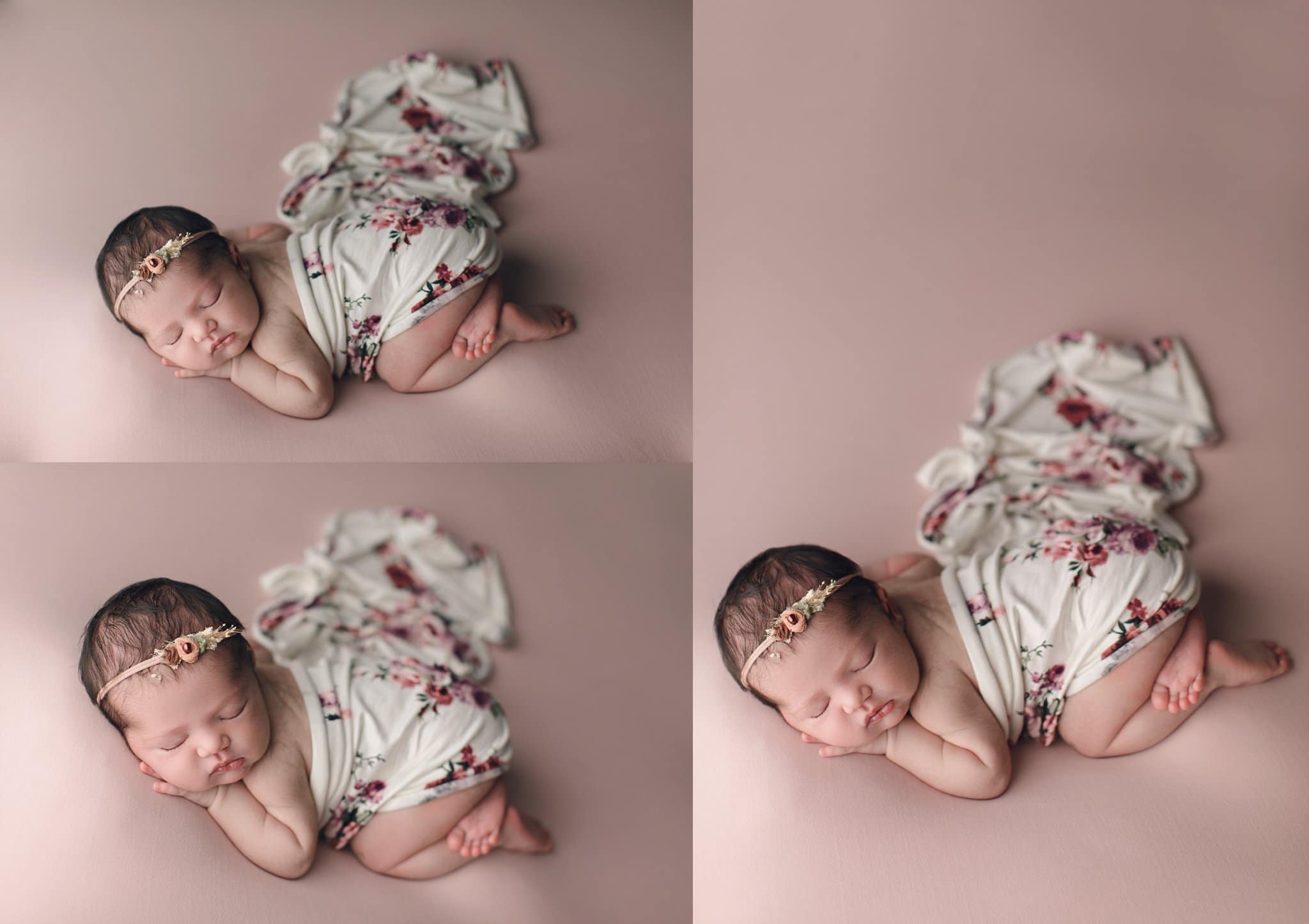 Newborn Photography Session in studio baby session with big sister in jacksonville fl by 8.08 photography