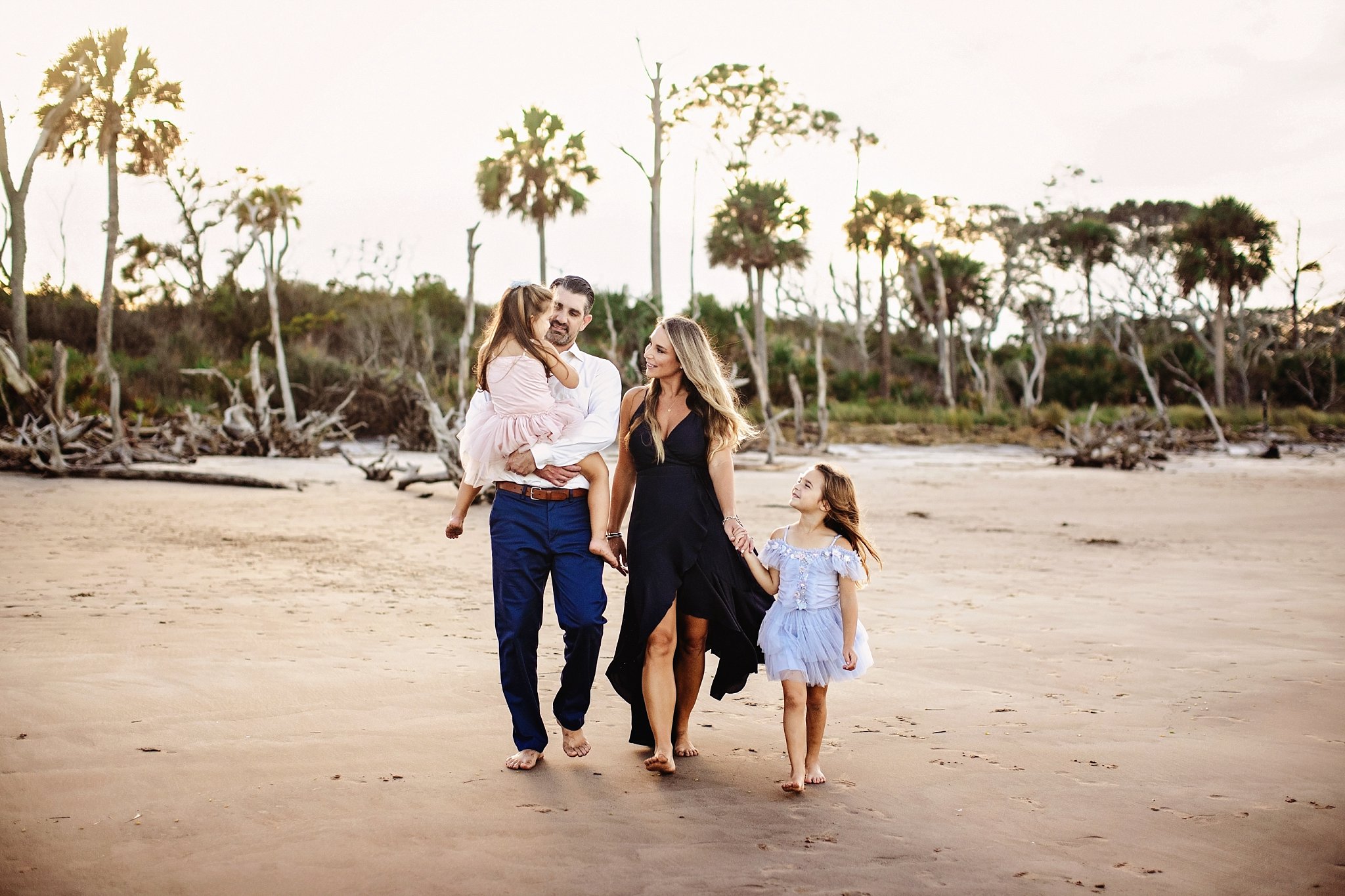 northeastern florida family session at the beach