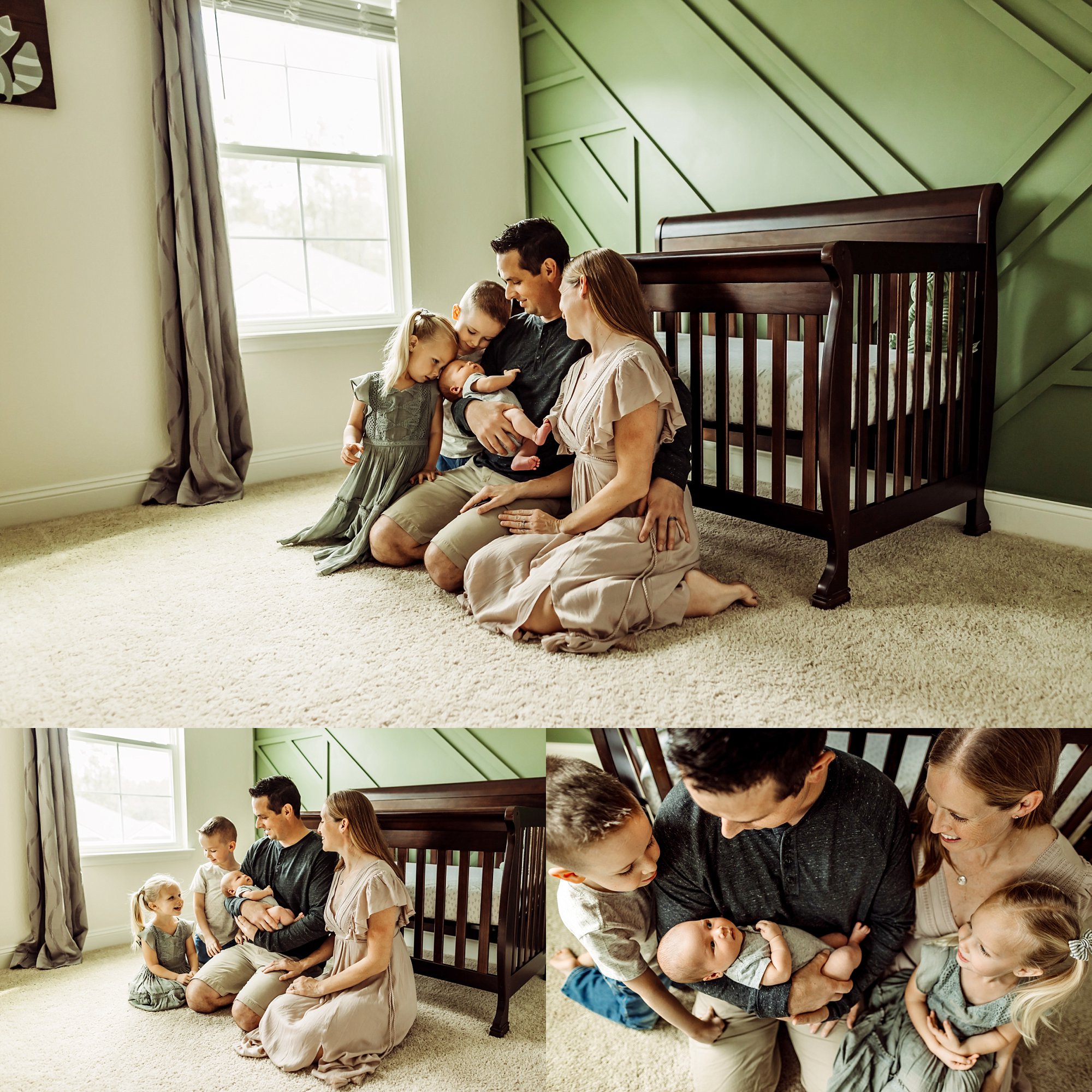 st augustine lifestyle newborn session at client home